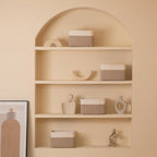 Paquete de 4 cestas de almacenamiento para organizar, cestas tejidas para estantes, perfectas para juguetes, libros, toallas y ropa, cestas de regalo duraderas, almacenamiento de juguetes