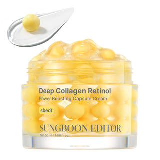 SUNGBOON EDITOR Crema de cápsula de retinol de colágeno profundo, h...