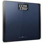 RunStar Báscula digital de baño de 550 libras para peso corporal con plataforma ultra ancha y pantalla LCD grande, báscula precisa de alta precisión con capacidad extra alta