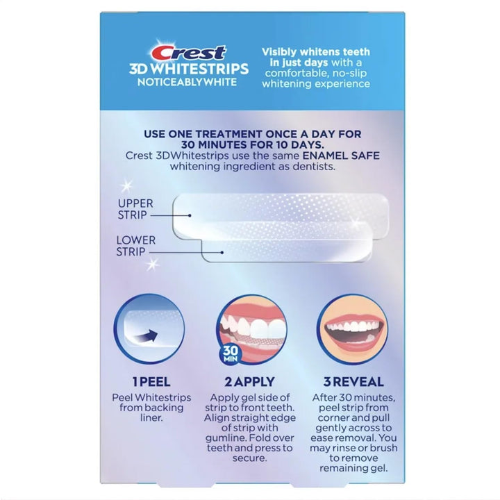 Crest 3D Whitestrips, Blanqueamiento Notable, Kit de Tiras Blanquea...