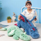 Animales de peluche pesados 4.5 kg 90 cm, animal de peluche de dragón pesado para niños y adultos, animales de peluche pesados para comodidad y relajación. Disponible en azul, rosa y verde