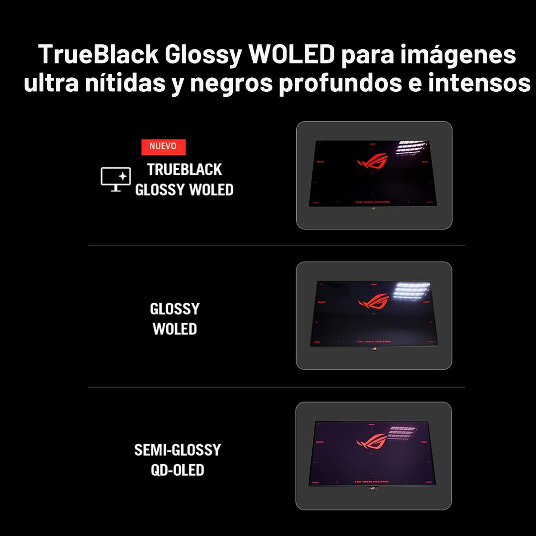 ASUS ROG XG27AQWMG Monitor para juegos OLED G-SYNC en tándem de 27...