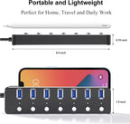 PLERAVOX, hub USB 3.0 de 7 puertos