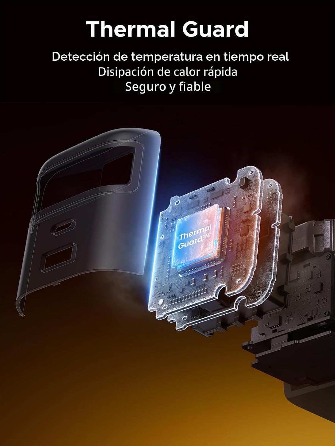 UGREEN Nexode - Bloque de cargador retráctil de 65 W, adaptador de carga