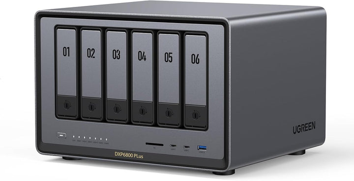 UGREEN NAS DXP6800 Plus NAS de escritorio de 6 bahías, CPU Intel i3...