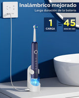 MCUDKIK Cepillo de dientes eléctrico giratorio para adultos, 8 cabe...