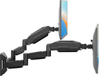 Soporte de pared para monitor doble de brazo largo para 17-32