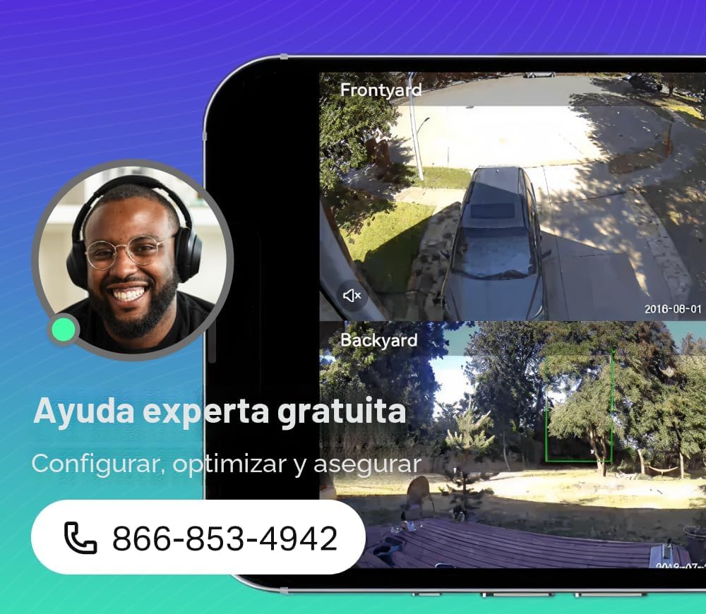 WYZE Cam v4 (Modelo más reciente), Cámara de seguridad AI de 2.5K,...