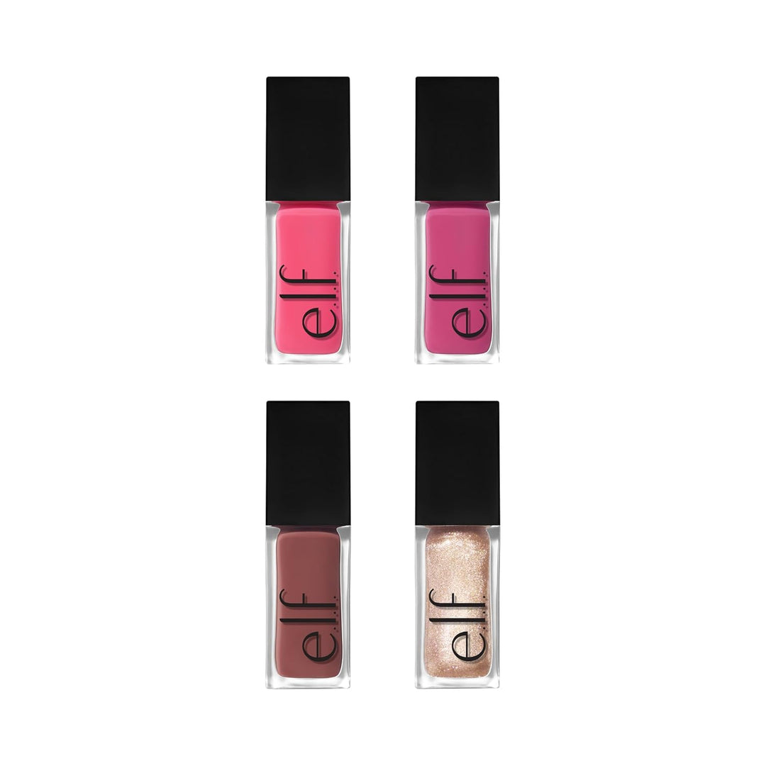 e.l.f. Glow Reviver Kit de Aceite Labial Voluminizador, Aceites Lab...