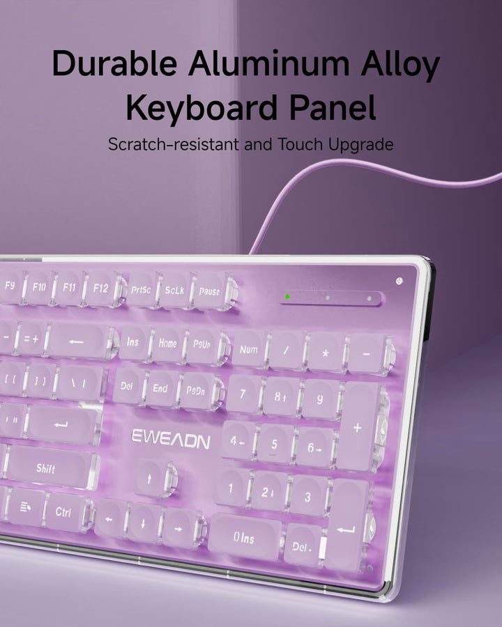 SEUNKWANG EWEADN GX710S Teclados retroiluminados para computadora,...