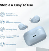 TOZO NC9 Auriculares inalámbricos híbridos con cancelación activa d...