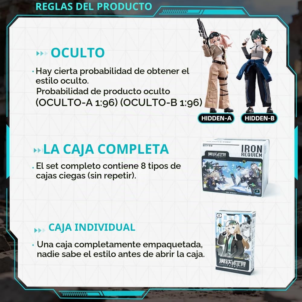 Caja Sorpresa - Figura coleccionable de acción de regalo Muñeca BJD 1/12
