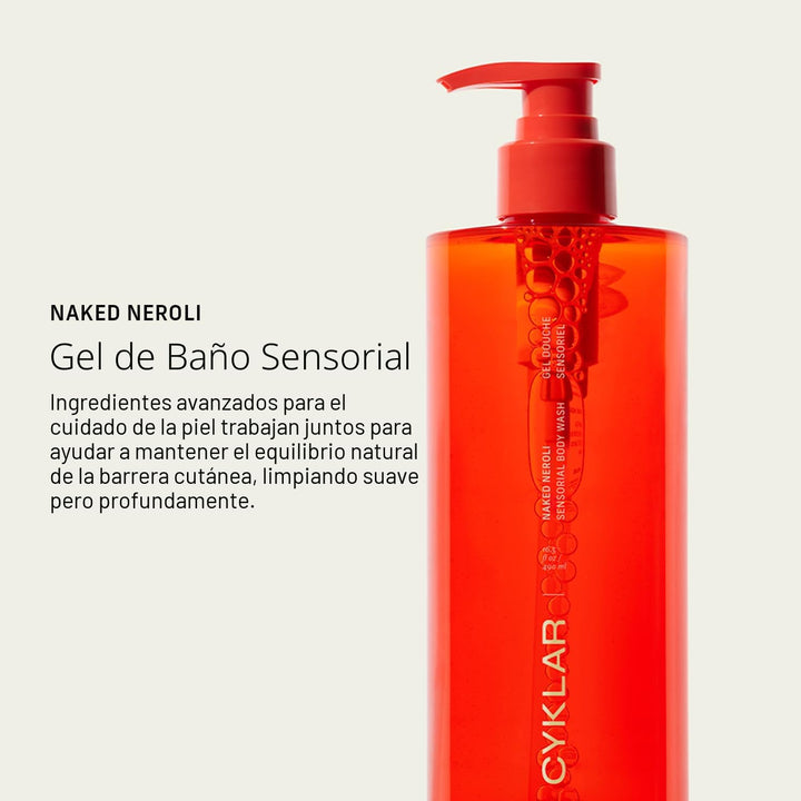 CYKLAR Gel Corporal Sensorial. Naked Neroli Limpiador Hidratante co...