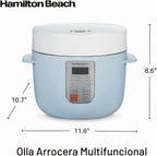 Hamilton Beach Arrocera digital programable y vaporizador de alimentos