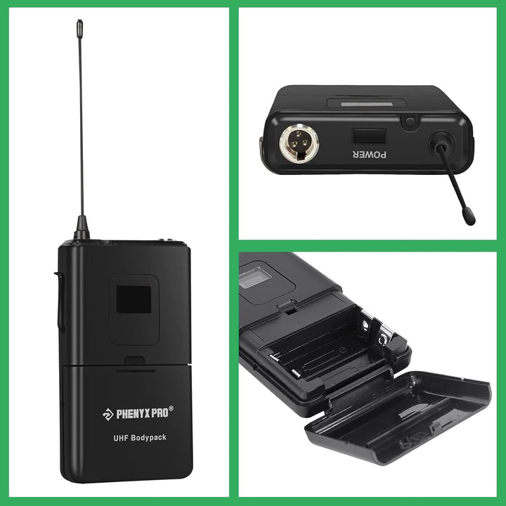 Transmisor de petaca Phenyx Pro 561,6 MHz UHF PWB-5-561.6 | Frecuen...
