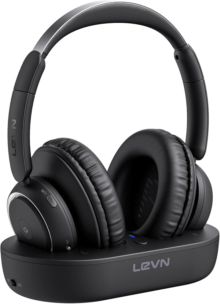 LEVN - Auriculares inalámbricos para ver TV, auriculares para TV in...