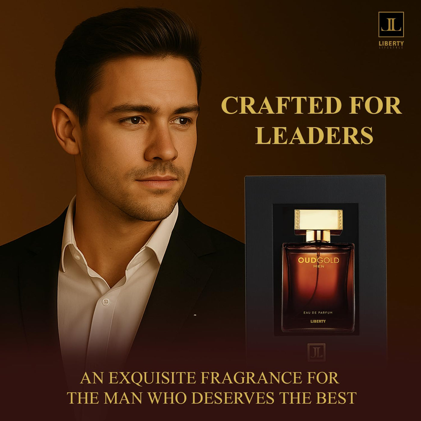 Perfume Liberty Oud Árabe para Hombre, Lujo de Larga Duración con N...