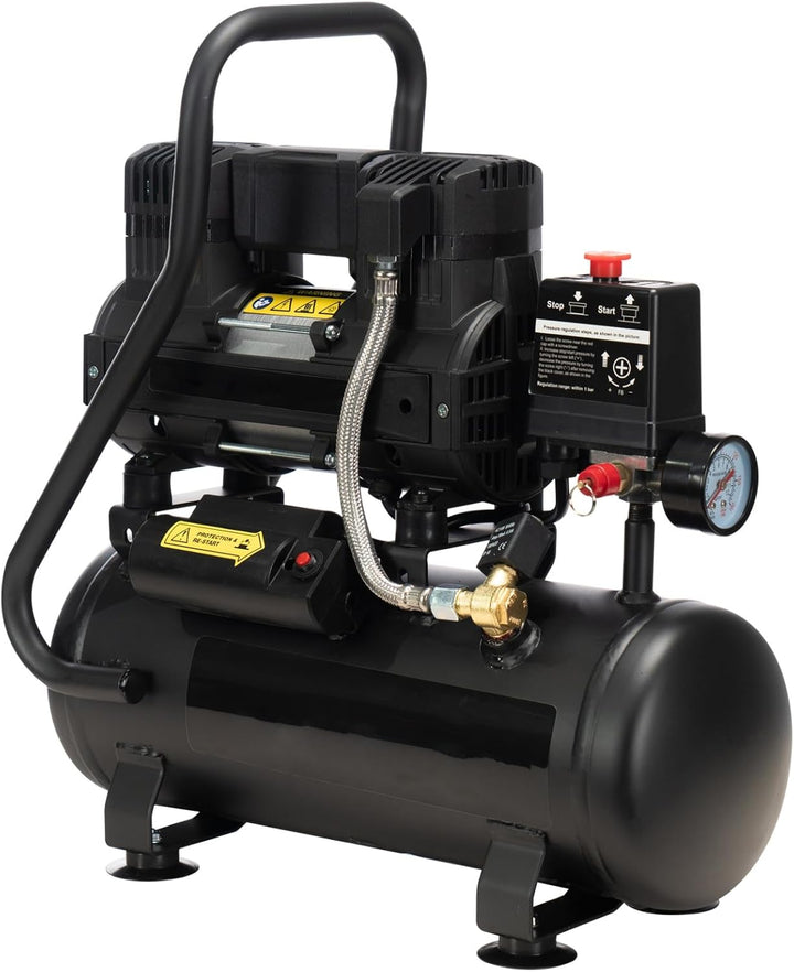 TLSols - Compresor de aire libre de aceite de 2.0 galones, 1.0 HP |...