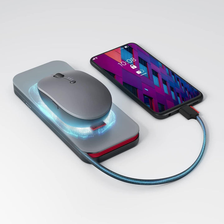 Lenovo Go Wireless - Banco de energía móvil (capacidad de 10,000 mA...
