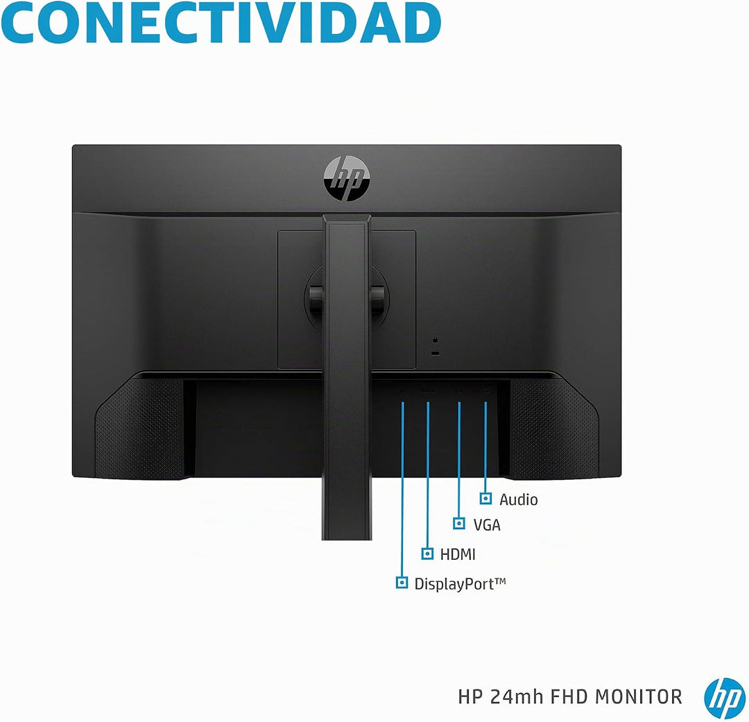 HP Monitor FHD de 24 mh - Monitor de computadora con pantalla IPS d...