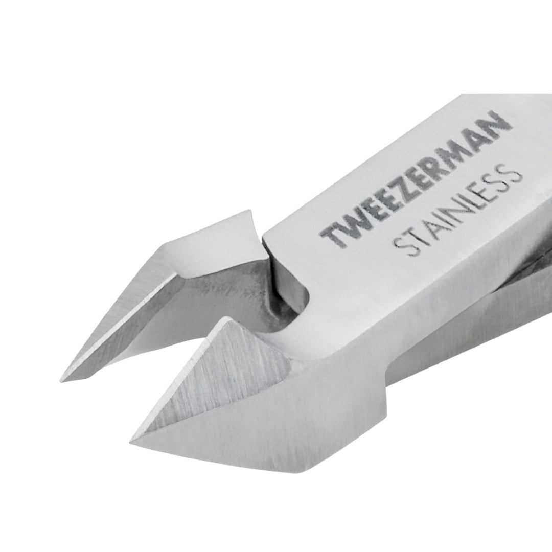 Tweezerman Rockhard - Pinza de cutícula de acero inoxidable, 1\/2 m...