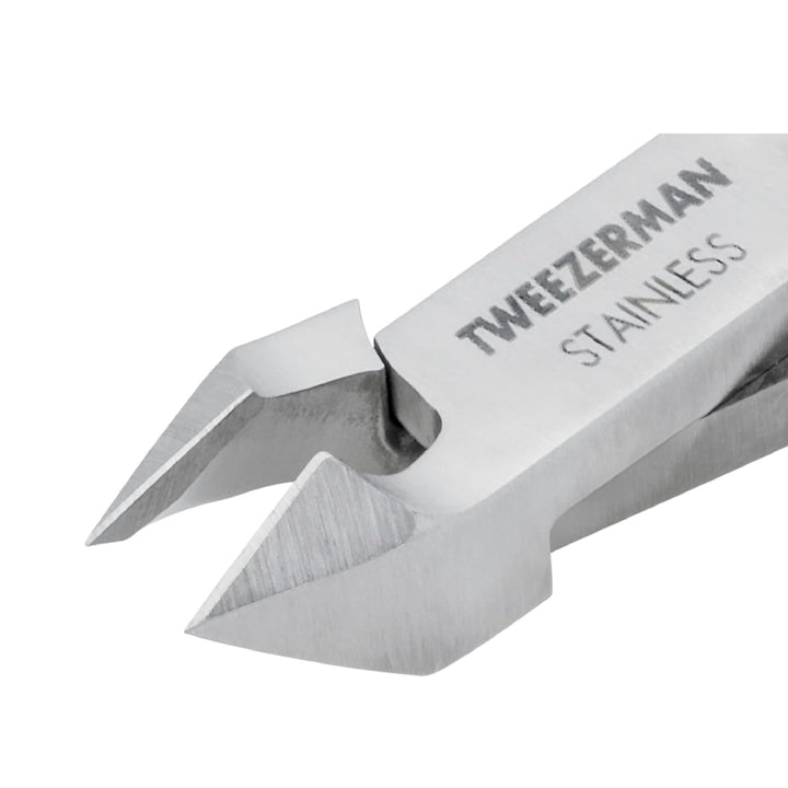 Tweezerman Rockhard - Pinza de cutícula de acero inoxidable, 1\/2 m...