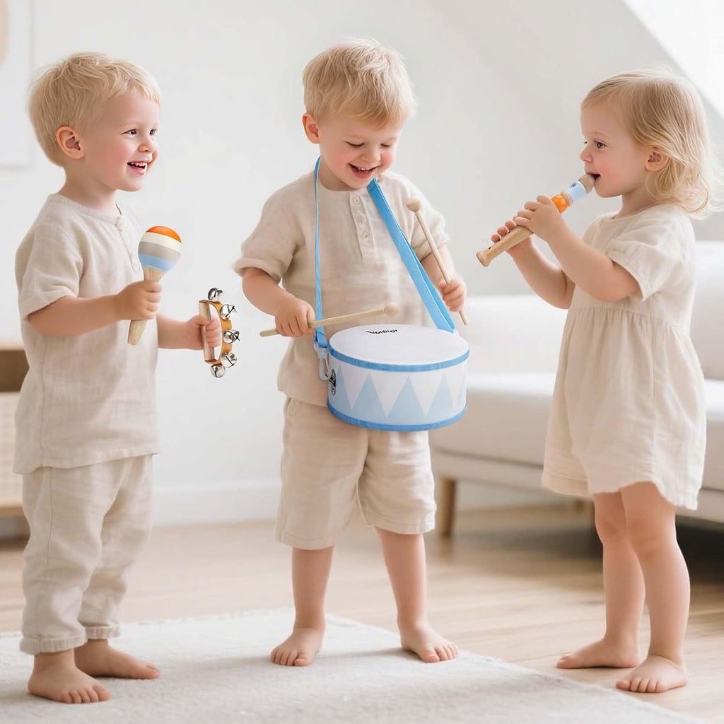 Vanplay - Juego de batería para niños pequeños de 2 a 3 años, regalos para niños y niñas