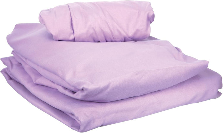 ForPro - Juego de sábanas de masaje de microfibra de 3 piezas, rosa...