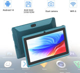 ZZB Tablet Android 14 de 7 pulgadas, 8 GB de RAM (4 GB expandible)...