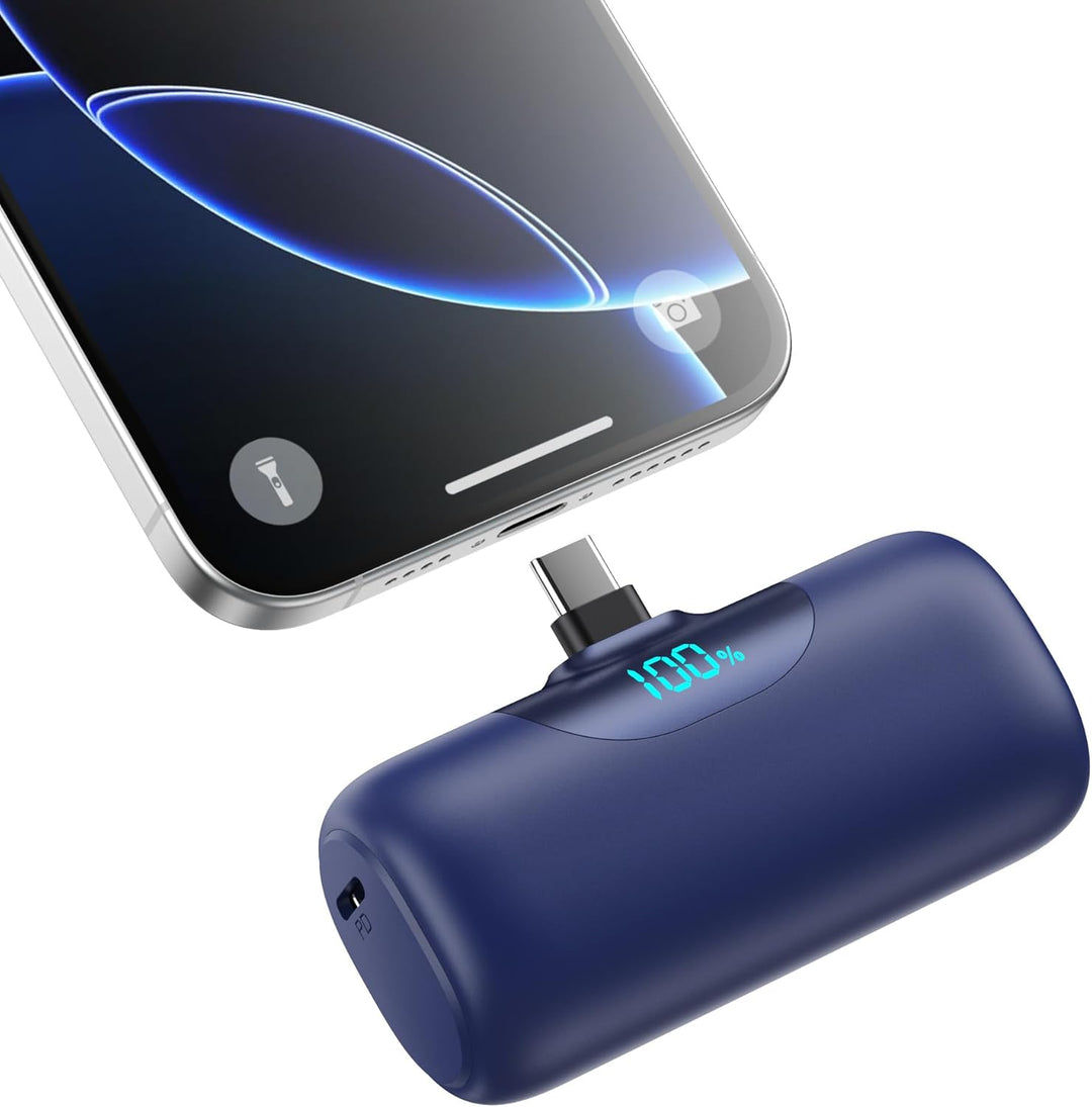 Mini Cargador Portátil para iPhone Serie 17\/16\/15, Banco de Energ...