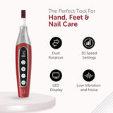 PediLux Pro - Kit profesional de manicura y pedicura, juego de tala...