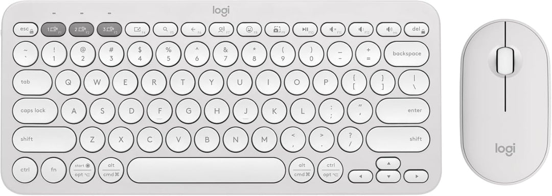 Logitech Pebble 2 Combo, teclado y mouse inalámbricos, silenciosos...