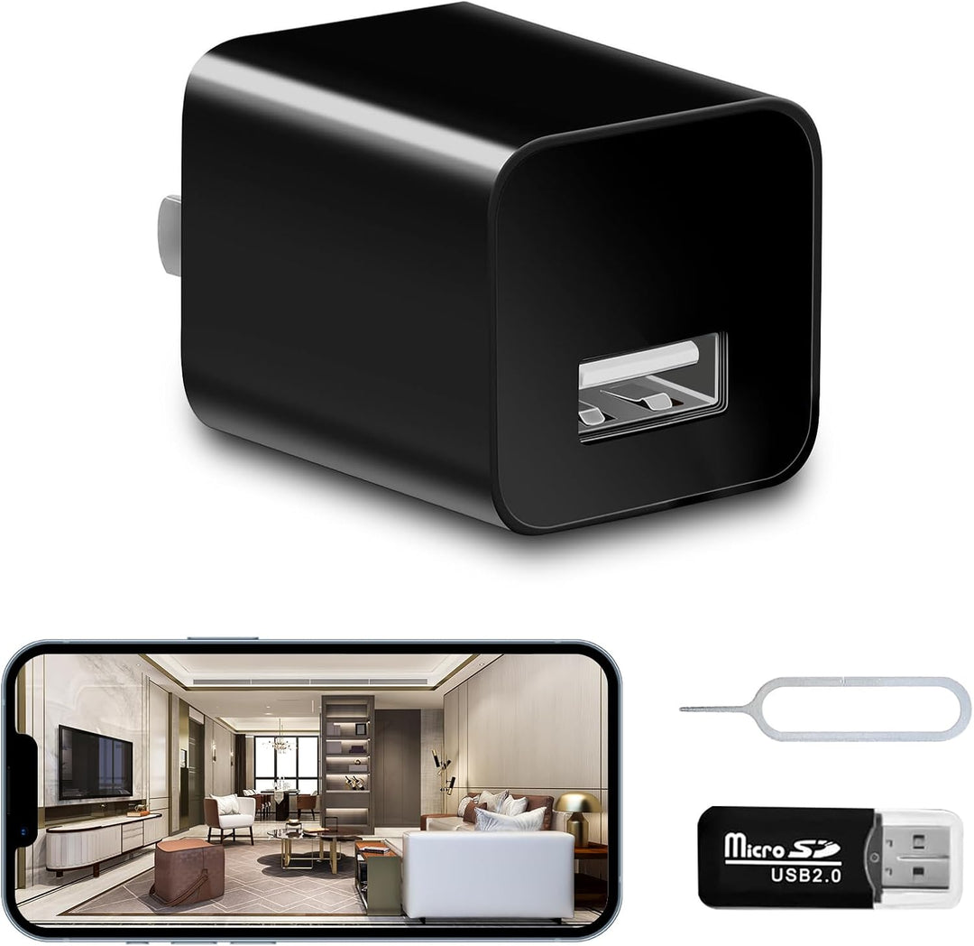 Cámara de carga USB fijawee - Cámara WiFi pequeña - Mini