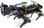 FREENOVE Kit robot para perro Raspberry Pi 5 4 B 3 B+ Zero 2 W, caminar, autoequilibrio, reconocimiento facial, rastreo de bolas, rango ultrasónico, control de aplicación, cámara, servo (frambuesa Pi no incluida)