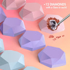 Gamerside Kit de excavación de piedras preciosas, 12 rocas y minerales