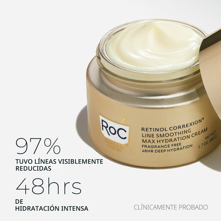 RoC Retinol Correxion Max Hydration - Hidratante facial diario anti...