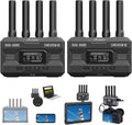 Accsoon CineView HE - Transmisor y receptor de video inalámbrico, 2.4+5 GHz, salida UVC para transmisión en vivo 1080p60 0.06s latencia de 1200 pies Rango de hasta 4 dispositivos de monitoreo, compatible con CineView M7 Pro/2 SDI/SE