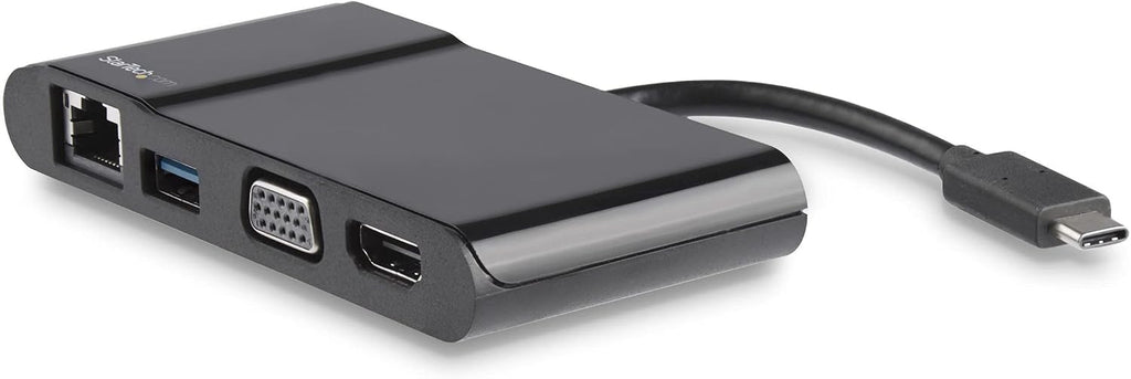 StarTech.com Adaptador USB-C a VGA/DVI/HDMI, Negro