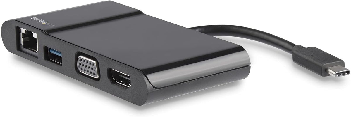 StarTech.com Adaptador USB-C a VGA/DVI/HDMI, Negro