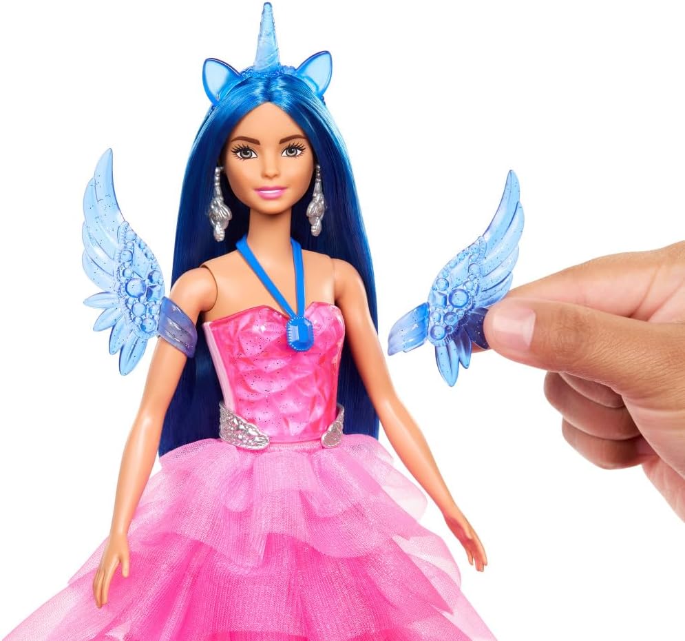 Barbie Juguete de unicornio, muñeca conmemorativa del 65 aniversari...