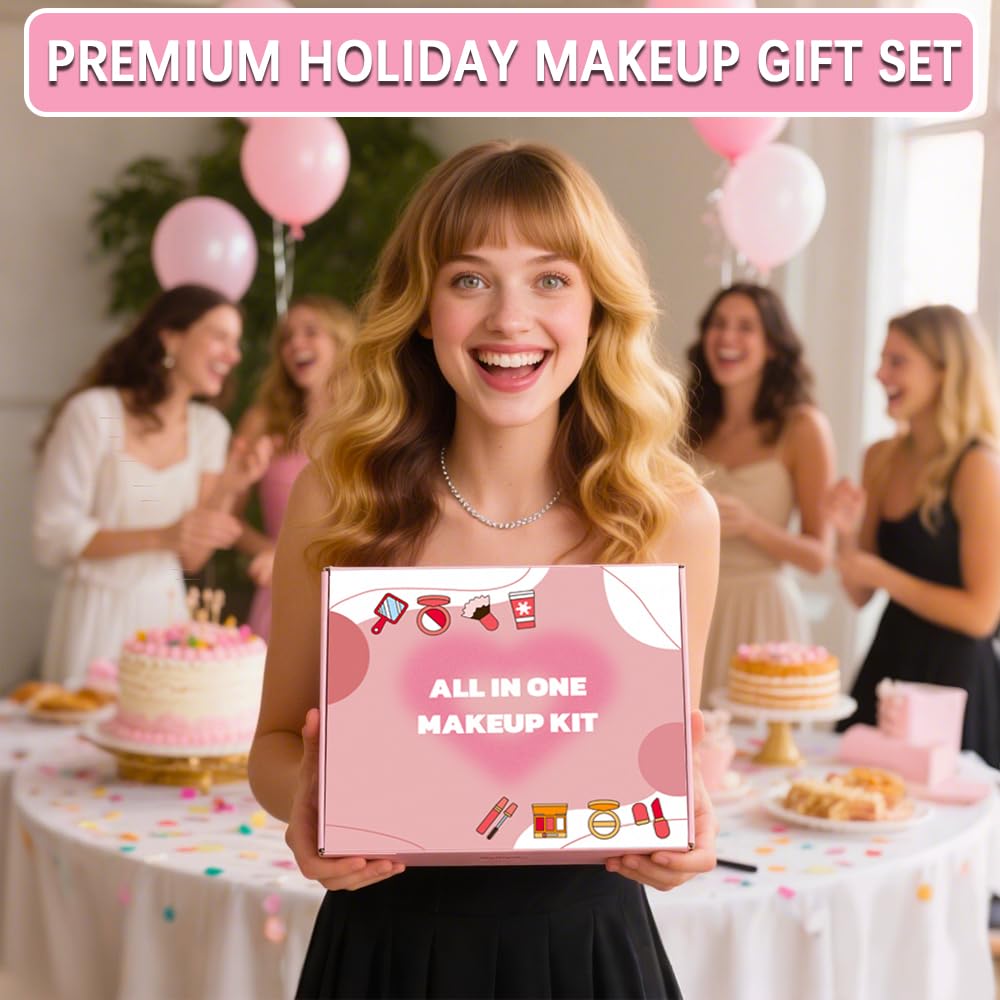 Kit de maquillaje todo en uno para mujeres, kit completo, juego de...