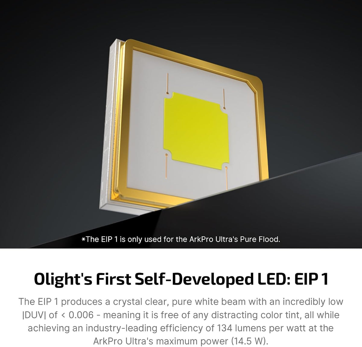 OLIGHT ArkPro Linterna EDC plana ultra recargable, 1700 lúmenes