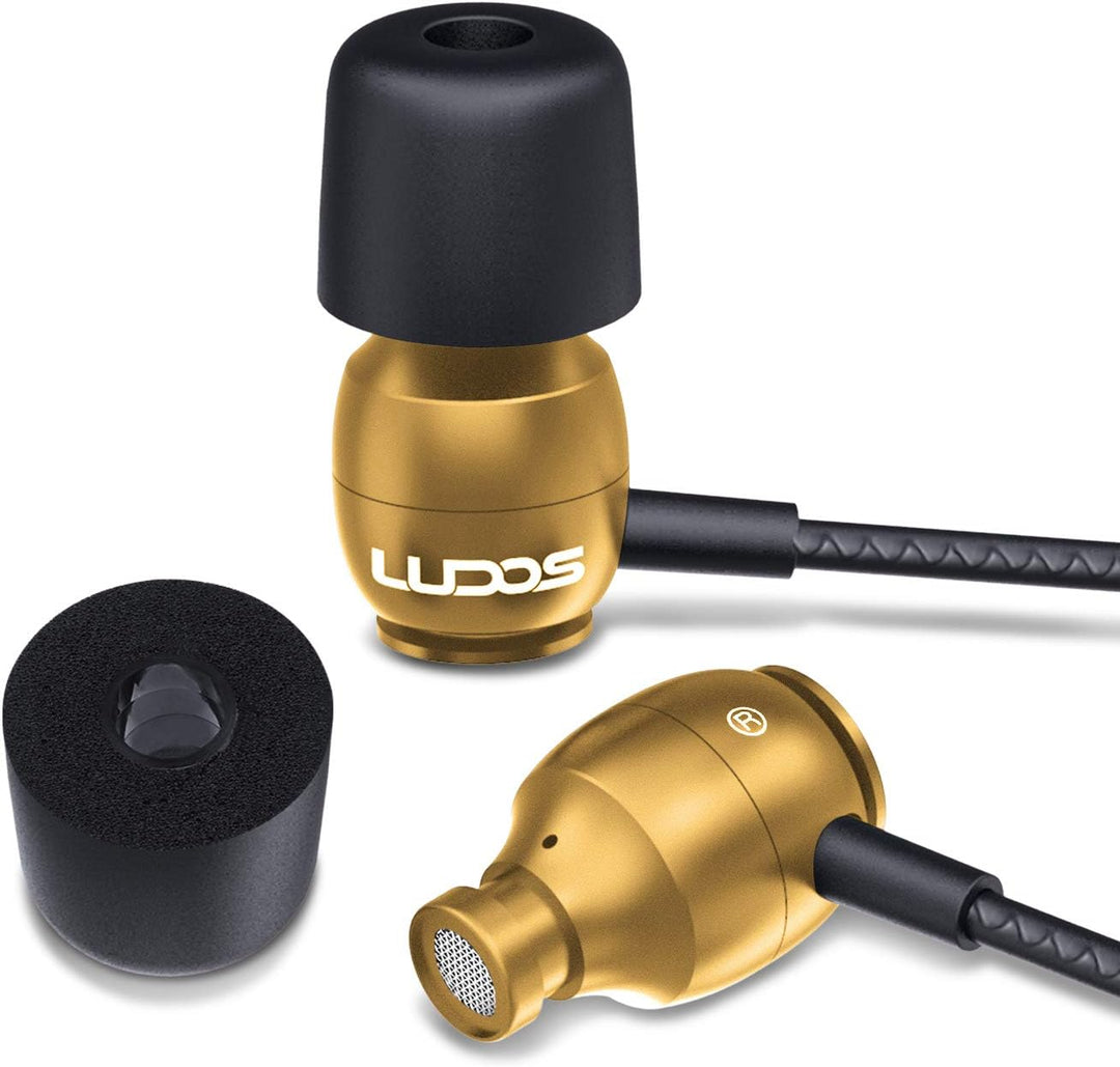 LUDOS Clamor - Audífonos con cable, diseño intraauricular, 5 años d...