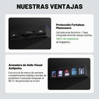 ZLCA Tarjetero/caja de almacenamiento para cartas de 5 filas con asa, caja de almacenamiento MTG