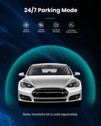 Cámara de tablero frontal 4K trasera 2K Dual STARVIS 2 Sensores Cámara de coche, Super visión nocturna HDR inalámbrica pequeña cámara de tablero grabadora de conducción, 5.8G WI-FI descarga