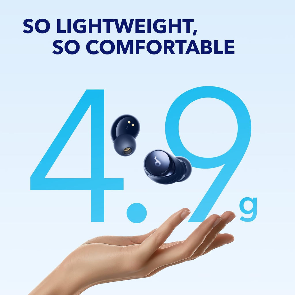 Soundcore by Anker Space A40 Auriculares adaptativos con cancelación activa, Azul