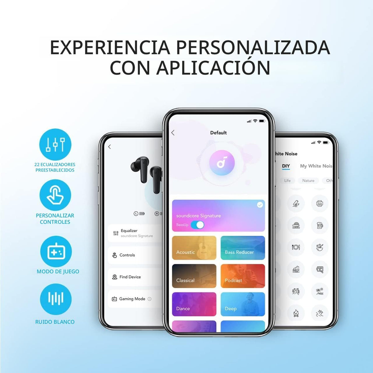 Soundcore de Anker P20i Audífonos True Wireless, controladores de 1...