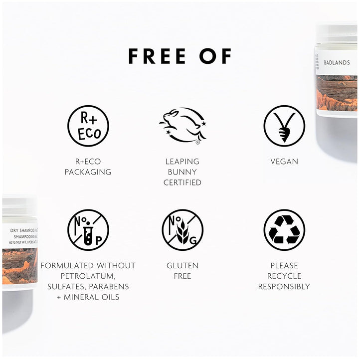 R+Co Badlands Dry Shampoo Paste | Part Dry Shampoo, Part Styling Pa...