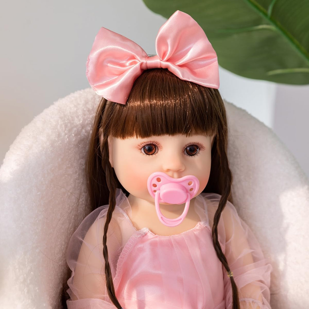 PUAMUBUA Muñecas Reborn de 22 pulgadas, muñeca realista de bebé niñ...