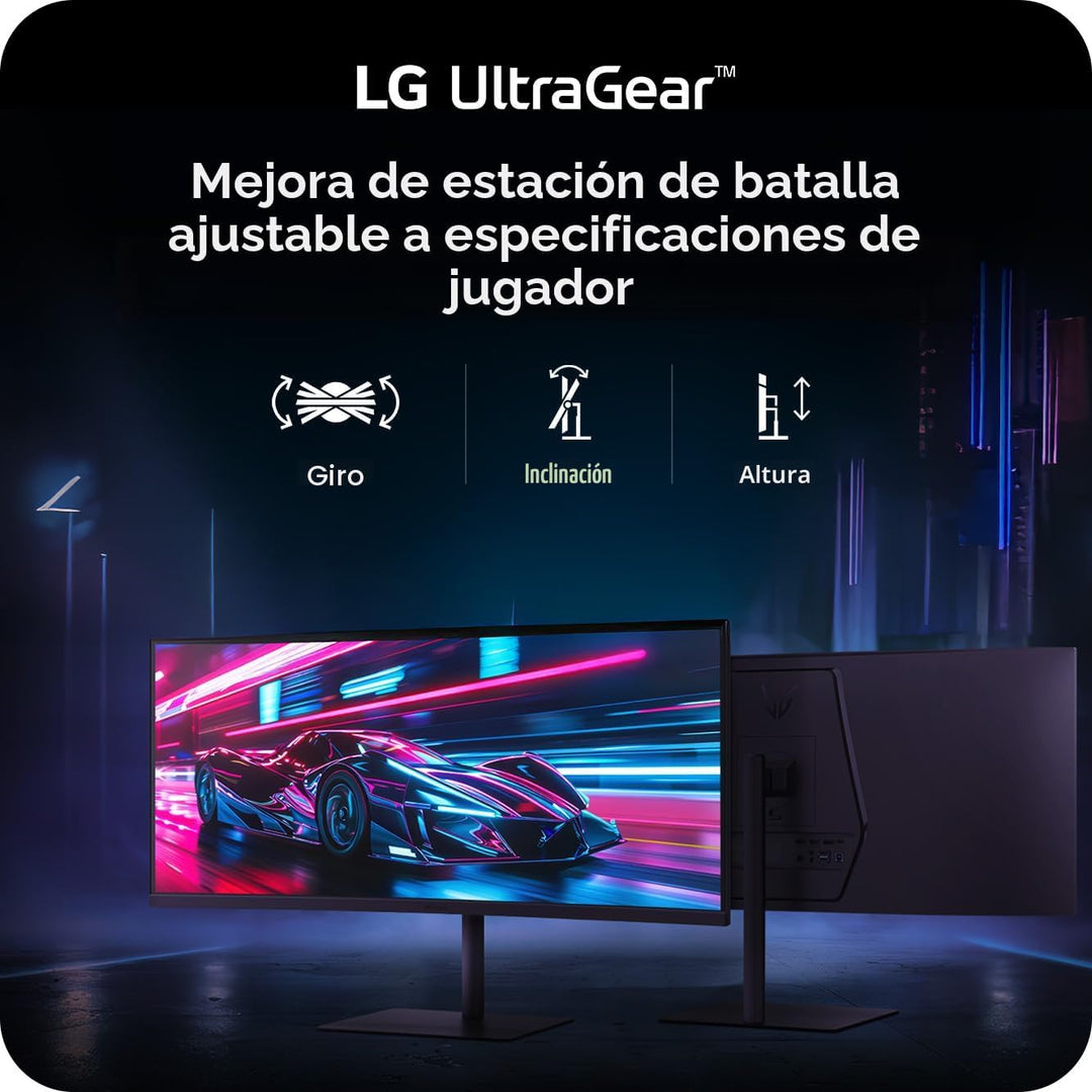 LG 34G630A-B Monitor curvo para juegos Ultragear WQHD (3440 x 1440)...